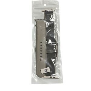 Apple Watch 42MM Replacement Bands 2 Pack Gray‎ Silicone and Woven NEW